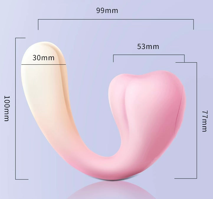 Elephant Nose - 360-degree Rotational Heated Dual Vibrator